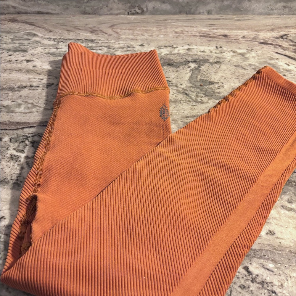 Free People Movement High Waist Ribbed Leggings Large